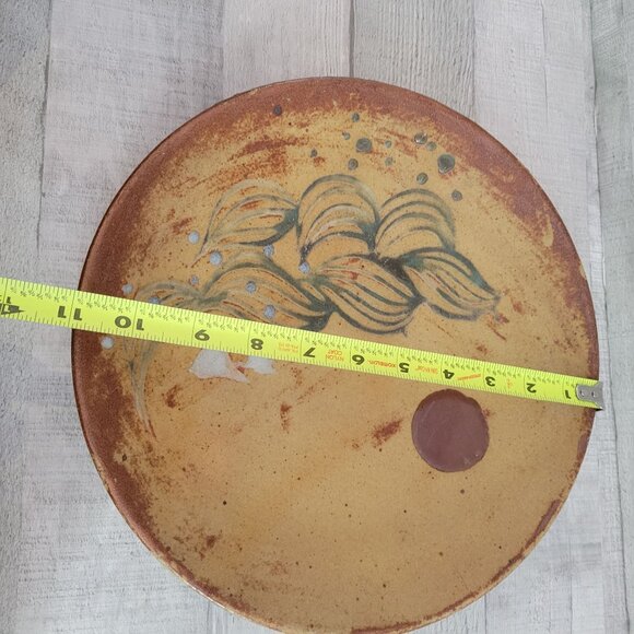 Handcrafted Ceramic Decorative Plate With Fish & Waves Design - Picture 6 of 6